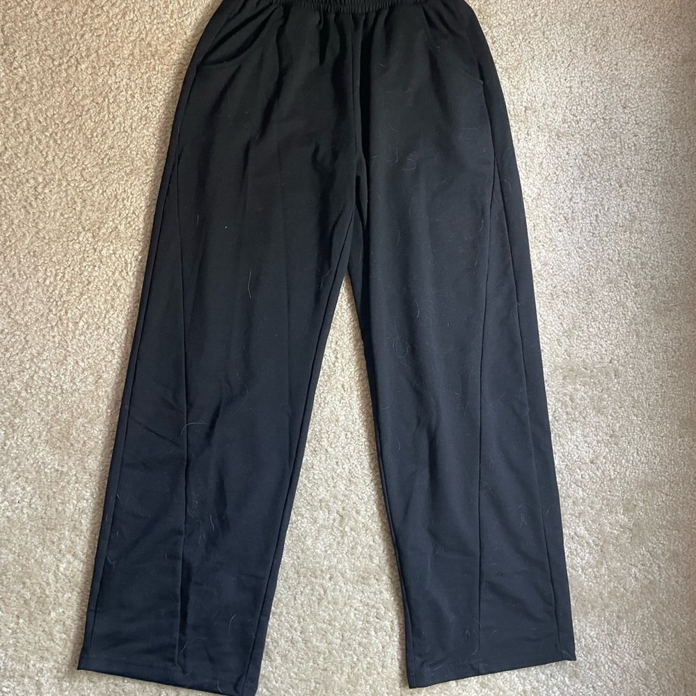 wide leg sweats